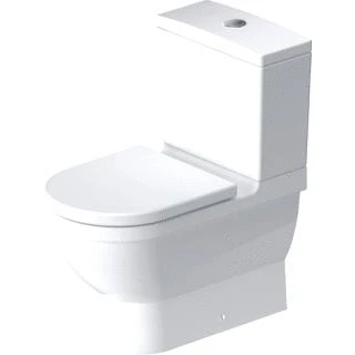 Afbeelding van Duravit Philippe Starck 3 duoblokpot diepspoel vario zonder reservoir met Wondergliss wit