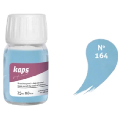 Afbeelding van Kaps super color leer &amp; kunstleer verf inc.cleaner (164) Pastelblauw 25ml