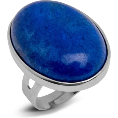 Afbeelding van Zentana Lapis Lazuli Ring Cabochon Edelsteen Vriendschap