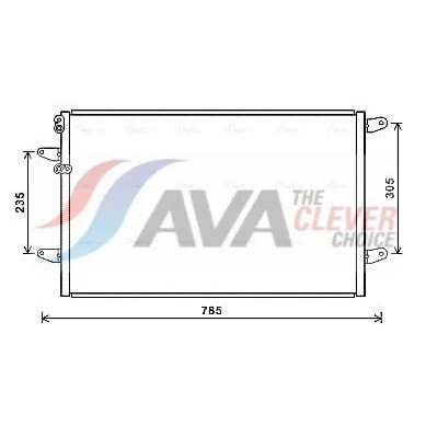Afbeelding van Ava Cooling Airco condensor VN5379