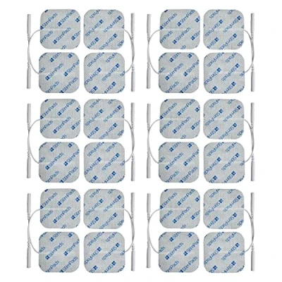 Afbeelding van StimPads TENS en EMS elektroden, verpakking van 24 stuks, 50 x mm elektrodenpads met 2 universele pinaansluiting, betrouwbaar kwalitatief hoogwaardige kleefelektroden, gecertificeerd medisch
