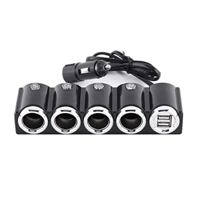 Afbeelding van PNI SBR04o sigarettenaansteker splitter Lighter 04 12V / 24V 4 uitgangen, 2xUSB, LED indicator