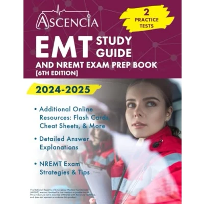 Afbeelding van EMT Study Guide 2024 2025: 3 Practice Tests and NREMT Prep Book [7th Edition]