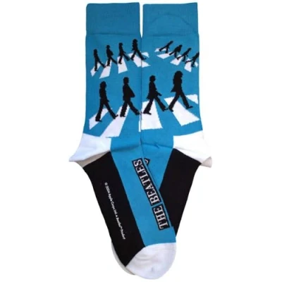 Afbeelding van The Beatles Abbey Road Silhouettes Repeat Sokken Blauw