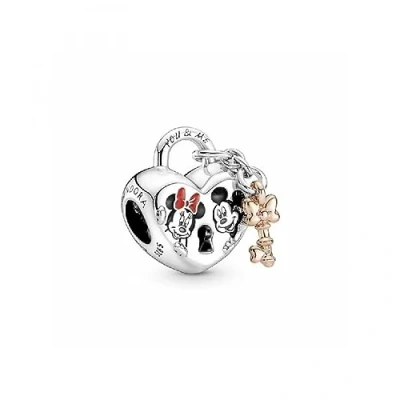 Afbeelding van Pandora Disney 780109C01 Bedel Mickey and Minnie Padlock