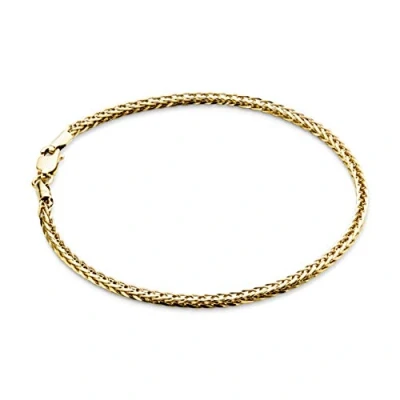 Afbeelding van Orovi Armband damesarmband geelgoud 9 karaat/375 Goud ketting 19,5 cm, 19.5 centimeters,