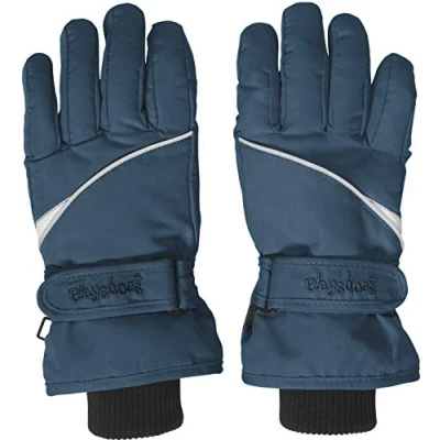 Afbeelding van Playshoes Handschoenen Kinderen Donkerblauw maat 8 12 jaar