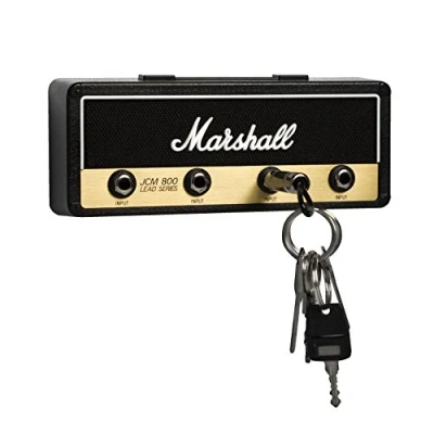 Afbeelding van Pluginz sleutelhanger met stekker voor Jack Rack versterker van Marshall JCM800, zwart