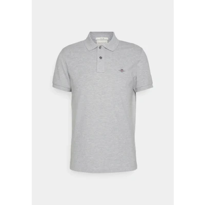 Afbeelding van GANT SLIM Shield Poloshirt, Heren, Maat: XS, Grey