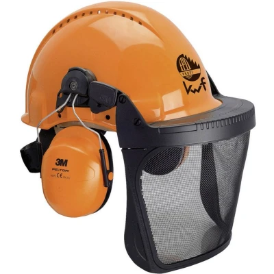 Afbeelding van 3M Bosbouwerscombinatie ORANGE UV gestabiliseerde materiaal EN 397 352 3 1 stuk 7000104026