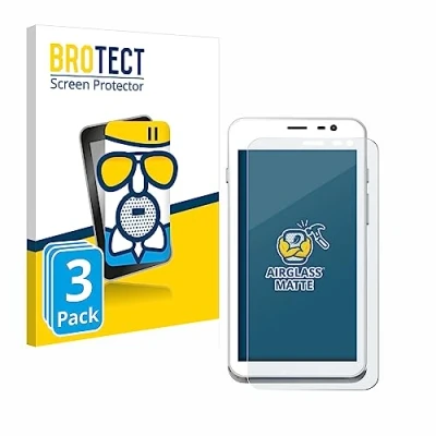 Afbeelding van BROTECT Antireflecterende Glas Screen Protector Mat voor Pax A77 (3 Stuks) Schermbeschermer [Beschermglas Folie niet Gehard Glas]
