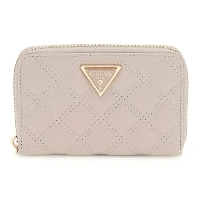Afbeelding van GUESS Portemonnee Giully II SLG Medium Zip Around Wallet Taupe