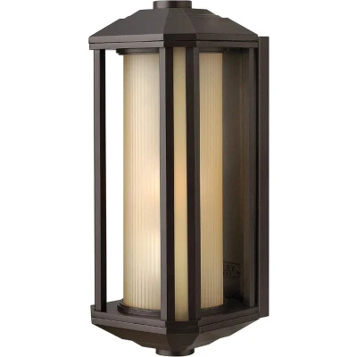 Afbeelding van Hinkley LED Wand Buitenlamp Castelle 1X E27 Max 60W IP44 Dimbaar Bronze