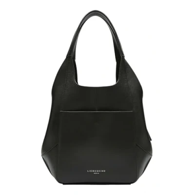 Afbeelding van Liebeskind Dames Tote M Noos Soft Nappa Handtas, zwart, Medium