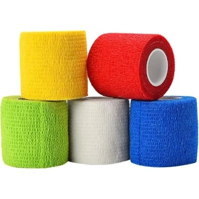 Afbeelding van ATOMUS 5 x Samenhangend verband Tattoo Zelfklevend elastisch bevestigingsverband Wegwerp 5.5 * 5cm