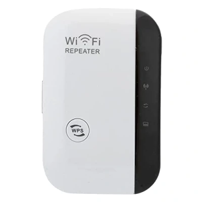 Afbeelding van Draadloze Wifi extender, 300 Mbps repeater, Signaalversterker, Supersnelle extender met Ingebouwde Antennes voor Fabrieken Kantoren Woningen(EU)
