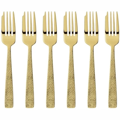 Afbeelding van Taartvork Sambonet Siena PVD Gold (6 Delig)