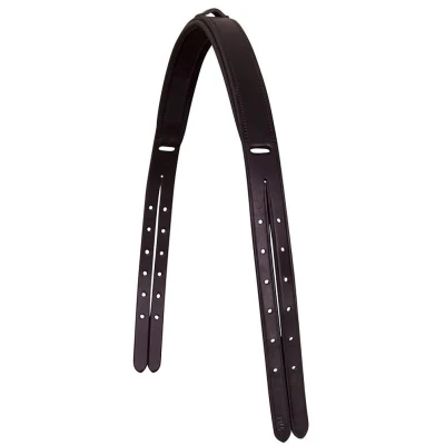 Afbeelding van BR Kopstuk &quot;strap over crown&quot; met voering Full Zwart