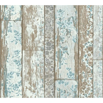 Afbeelding van AS Creation Elements 36119 1 361191 Blauw / Bruin