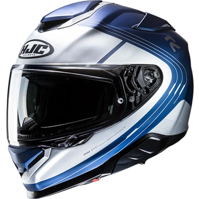 Afbeelding van HJC Rpha 71 Frepe White Blue XS Maat Helm