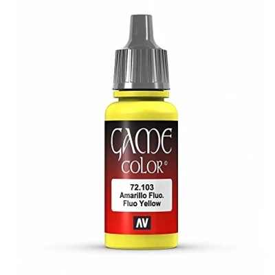 Afbeelding van Vallejo Game Kleur, 17ml acrylverf Neon Geel