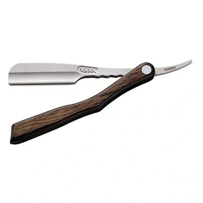 Afbeelding van Feather shavette scheermes Artist Club SS Scotch Wood Razor