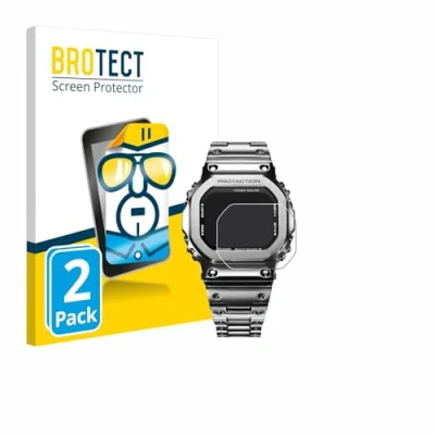 Afbeelding van BROTECT Screenprotector voor Casio G Shock GMW B5000D 1ER Folie Beschermfolie transparant (2 Stuks)