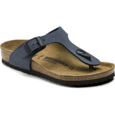 Afbeelding van BIRKENSTOCK GIZEH NAVY REGULAR BIRKO FLOR NUBUCK 32