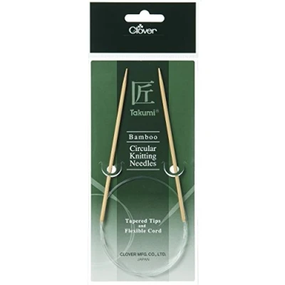 Afbeelding van Clover 3921 rondbreinaald bamboe Takumi 80 cm, 2 mm