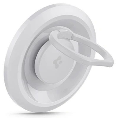 Afbeelding van Spigen O Mag Magnetische Telefoonhouder voor MagSafe, 360 Roterende Telefoongreep Ontworpen iPhone 14 Pro Max, Pro, 14, Plus, 13 en 12 modellen Wit