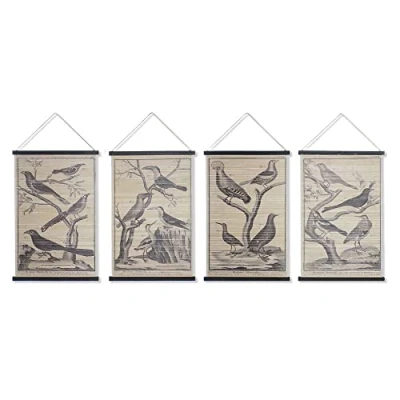 Afbeelding van Canvas DKD Home Decor Vogels (60 x 2 90 cm) (4 Stuks) (12