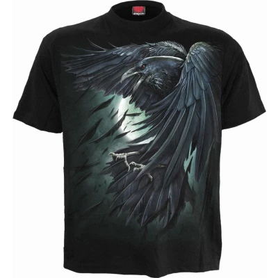 Afbeelding van Spiral Kinder Tshirt Kids tm 6 jaar SHADOW RAVEN Zwart