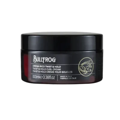 Afbeelding van Bullfrog Twist &amp; Hold Krullende crème, 100 ml, krullend of golvend haar, gedefinieerde en natuurlijke look, elastische stijlvolle textuur, geeft definitie zachtheid, kruidige citrusnoten