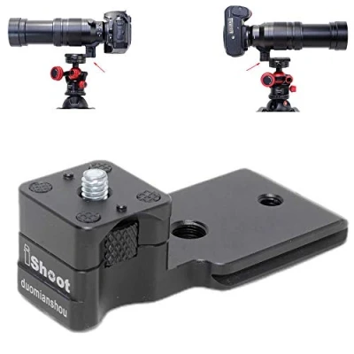 Afbeelding van iShoot Metalen Lens Kraag Stand Statief Mount Ring Base Vervanging Voet Compatibel met Panasonic Leica DG Vario Elmar 100 400mm f/4 6.3 ASPH Power OIS, Ondersteuning Houder Arca Fit QR Plate