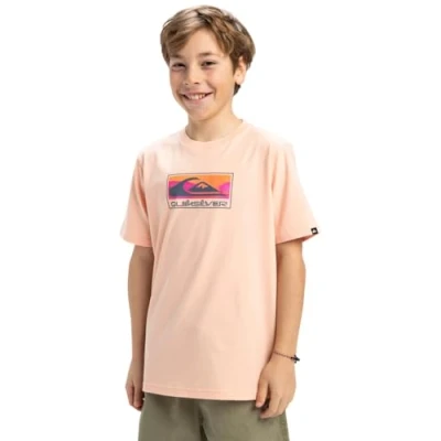 Afbeelding van Quiksilver Gradient BOX Tshirt print voor kinderen, Maat: 176, Mef