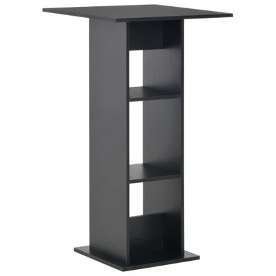 Afbeelding van Bartafel 60X60X110 Cm Eikenkleurig 1 / Zwart
