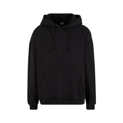 Afbeelding van Urban Classics Herentrui met capuchon, basic oversized hoodie, casual hoodie voor heren, maten S 5XL, zwart, XL