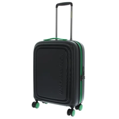 Afbeelding van MANDARINA DUCK Logoduck + Expandable Cabin Trolley Green Light Zwart 55cm