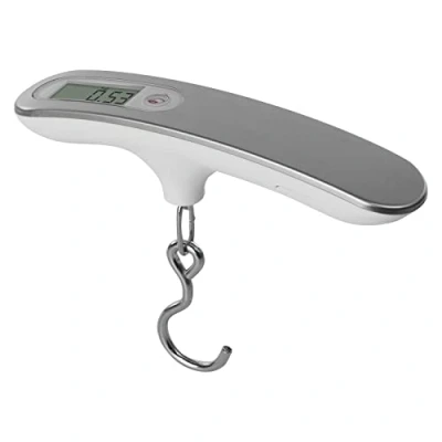 Afbeelding van EMOS PT 506 EV020 digitale hangweegschaal/bagageweegschaal/visschaal/bagageweegschaal/reisweegschaal met weegfunctie, riem, LCD scherm, max. 50 kg, nauwkeurigheid 10 g, inclusief batterijen