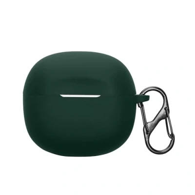 Afbeelding van kwmobile cover voor oordopjes case geschikt Skullcandy Rail in Ear Wireless Trendy beschermhoes draadloze donkergroen