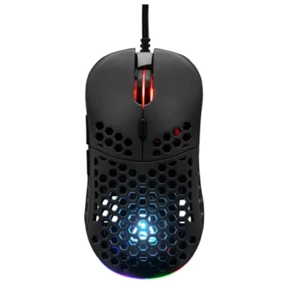 Afbeelding van Bedrade gamingmuis The G Lab KULT OXYGEN RGB 12800 DPI Zwart