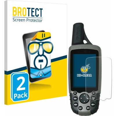 Afbeelding van BROTECT Screenprotector voor Garmin GPSMAP 60CSx Folie Beschermfolie transparant (2 Stuks)