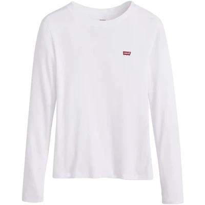Afbeelding van Levi&#039;s Essential TEE Longsleeve, Dames, Maat: XS, White