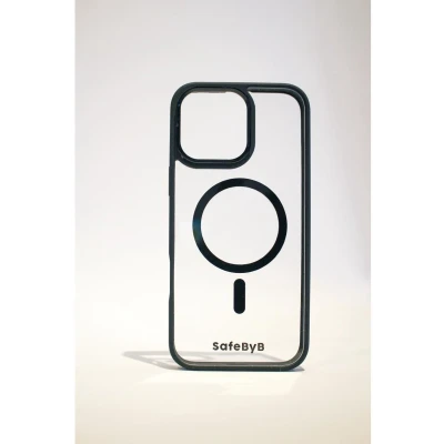 Afbeelding van SafeByB iPhone 12 MagSafe Hoes Zwart