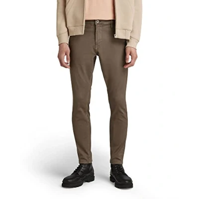 Afbeelding van G Star Raw Casual broek heren Skinny Chino,bruin (Turf Gd C106 c982),38W / 36L