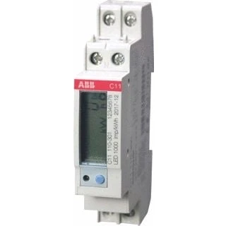 Afbeelding van ABB C11 1 Fase kWh meter 40A met puls uitgang