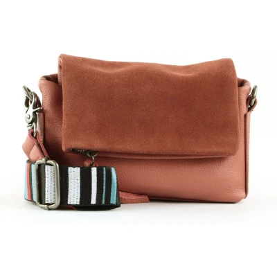 Afbeelding van FREDsBRUDER Leren Schoudertas Alerassa Crossbody Light Rust Terracotta