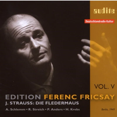 Afbeelding van RIAS Symphonie Orchester &amp; Kammerchor, Ferenc Fricsay Edition Vol. V J. Strauss: Die Fledermaus (2 CD)