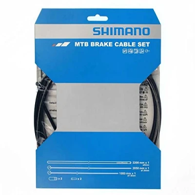 Afbeelding van Shimano Remkabelset MTB RVS zwart