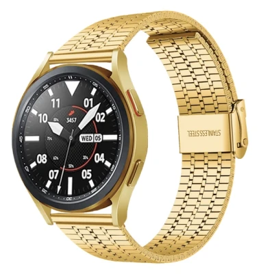 Afbeelding van Garmin Vivoactive 4 / 4L Stalen bandje Goud RVS